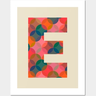 Letter E Initial Posters and Art